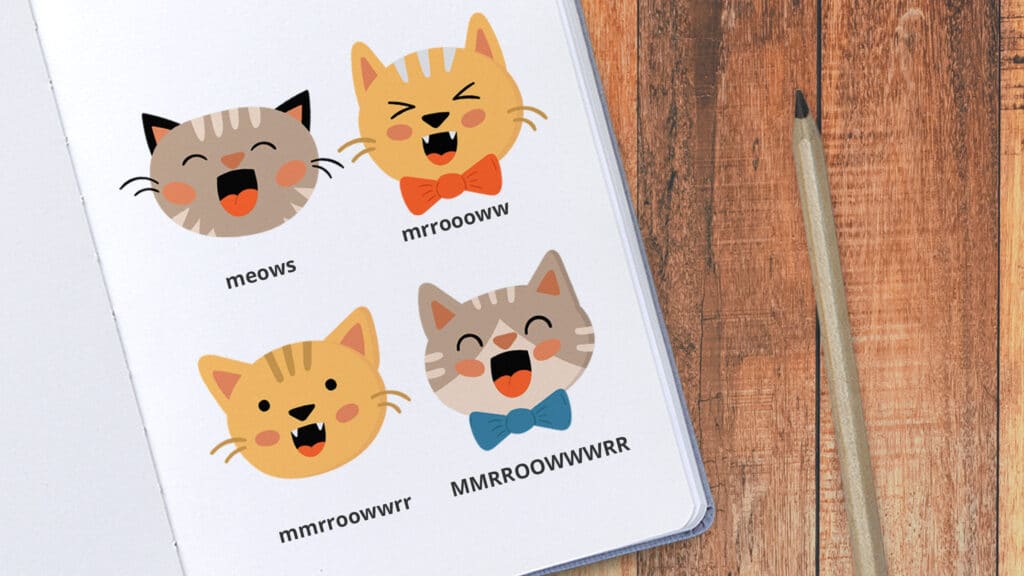 Cat speak: learn what your cat is telling you – literally!