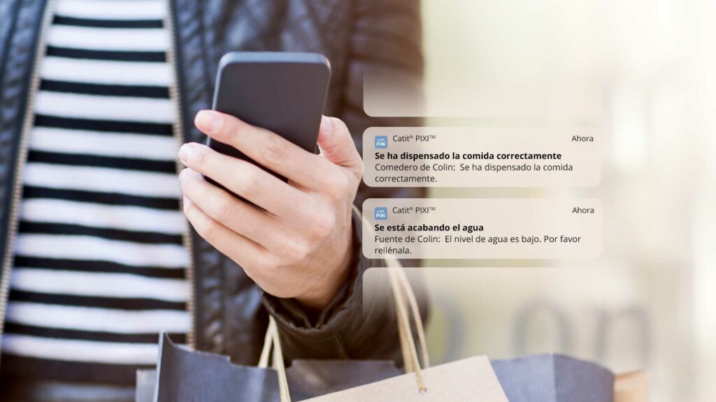 Notificaciones de la App Catit PIXI
