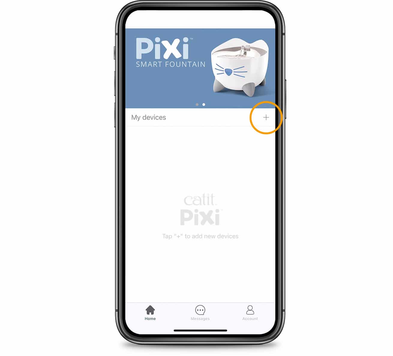 PIXI App Add device