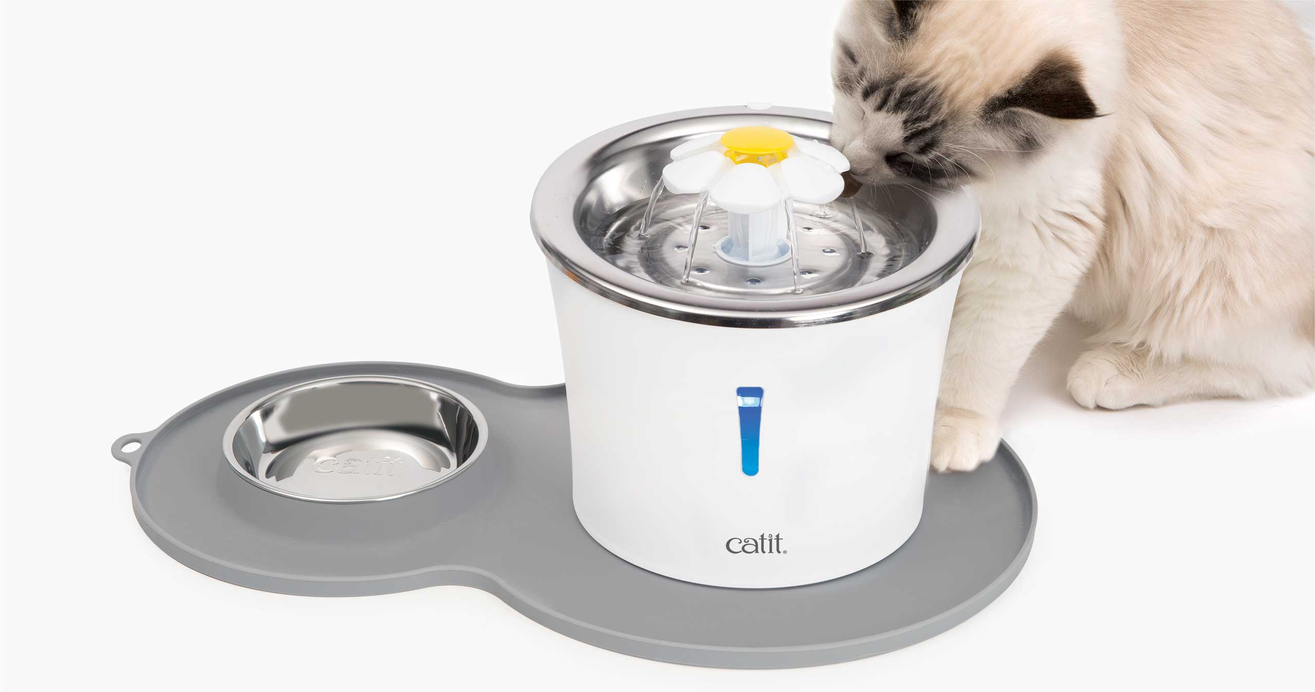 Catit Peanut Placemat with fountain