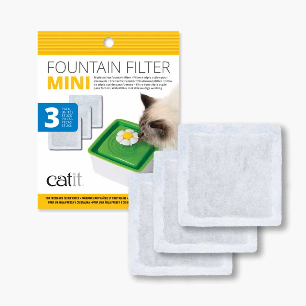 Catit Mini Flower Fountain Filter packaging