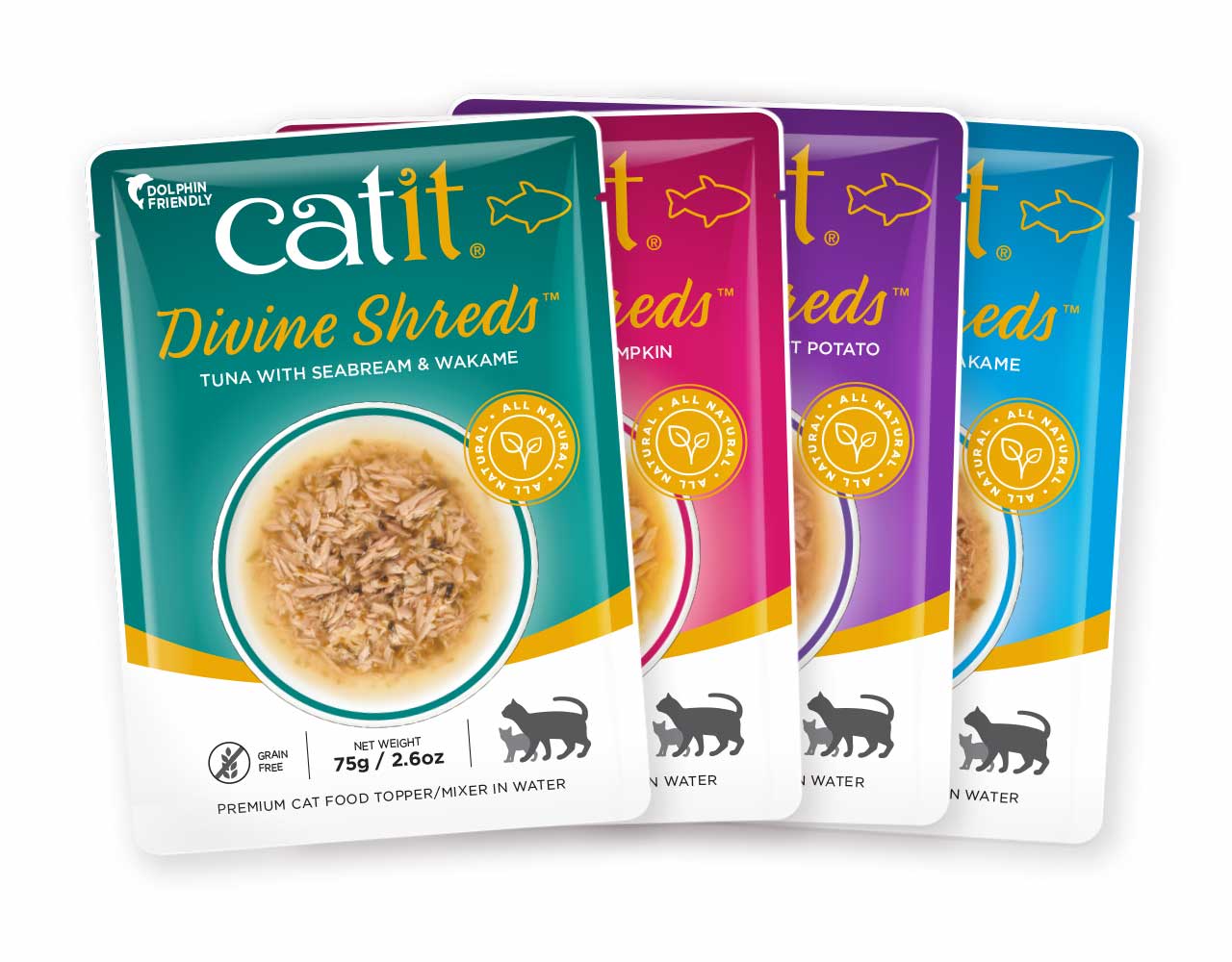 Catit Divine Shreds Tuna varieties