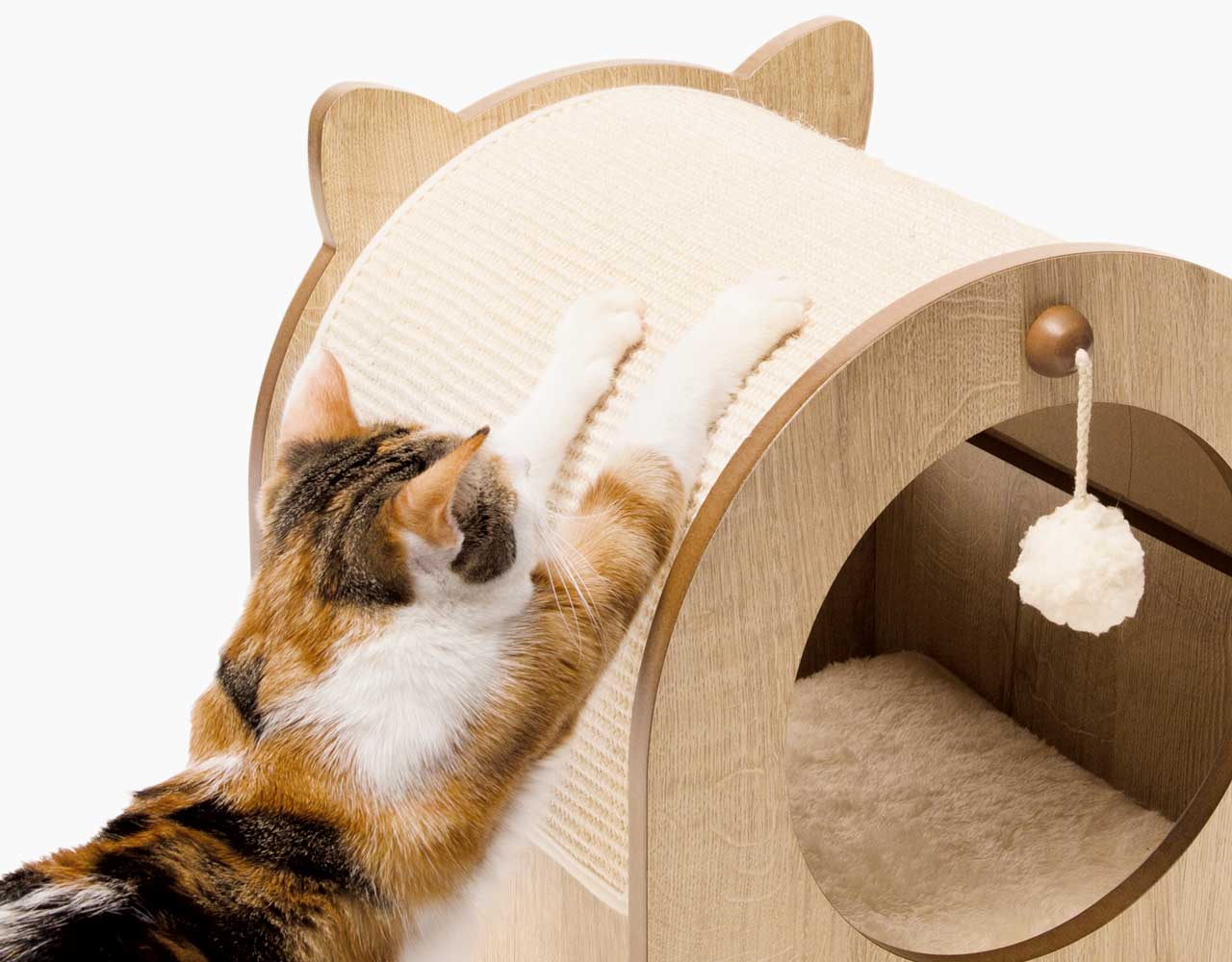 Extended scratching for cats