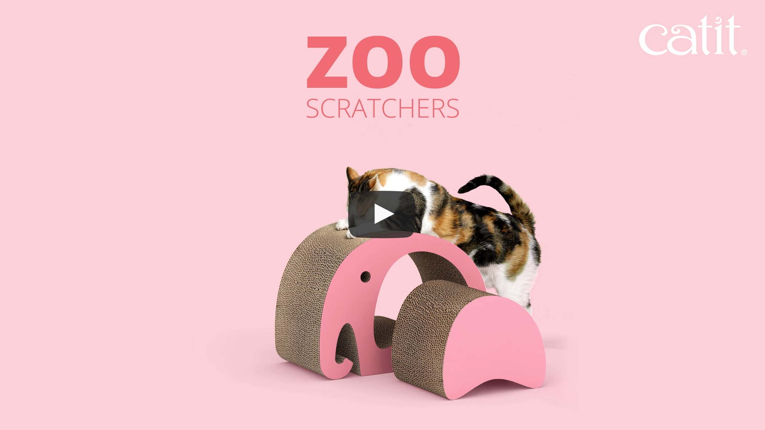 Wideo o drapakach Catit Zoo Scratchers