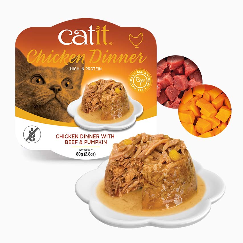 Catit Chicken Dinner Beef & Pumpkin