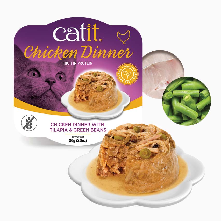 Catit Chicken Dinner Tilapia & Green Beans