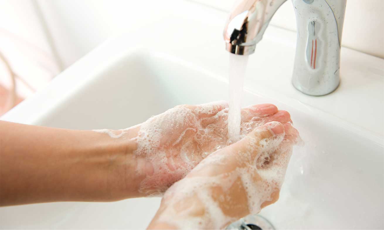 Donc, il est important de se laver les mains après avec nettoyé le bac à litière pour chats.