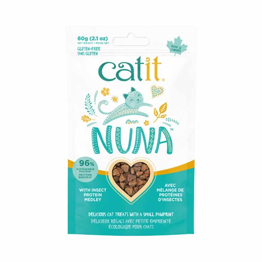 Przysmaki Catit Nuna – mieszany przepis na bazie białka z owadów
