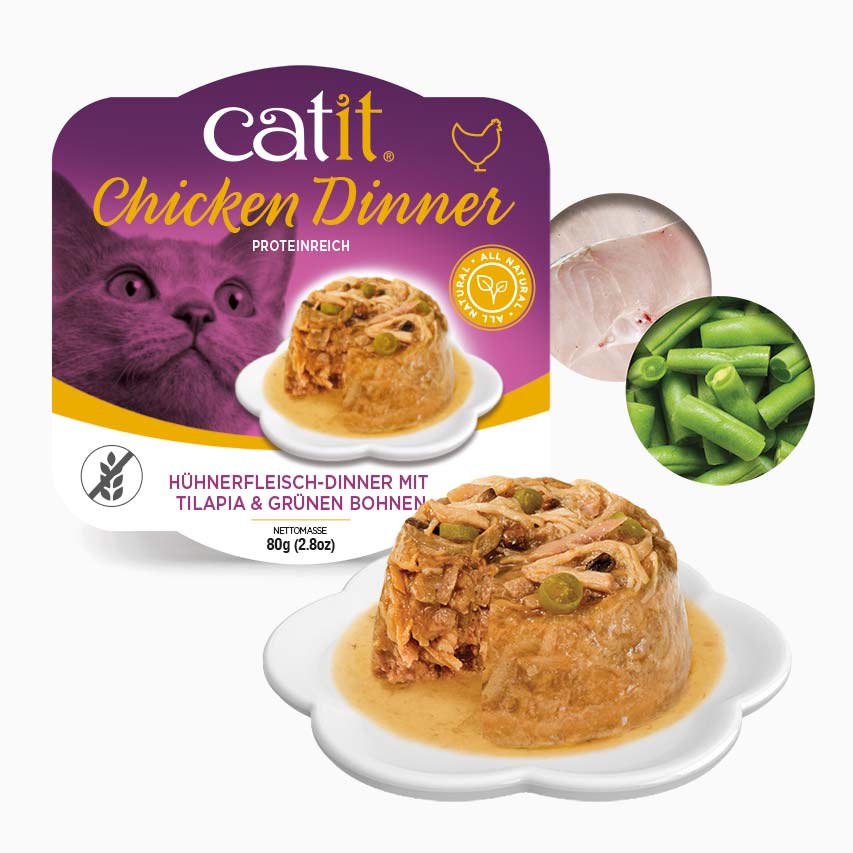 Catit Hühnerfleisch-Dinner Tilapia & grüne Bohnen