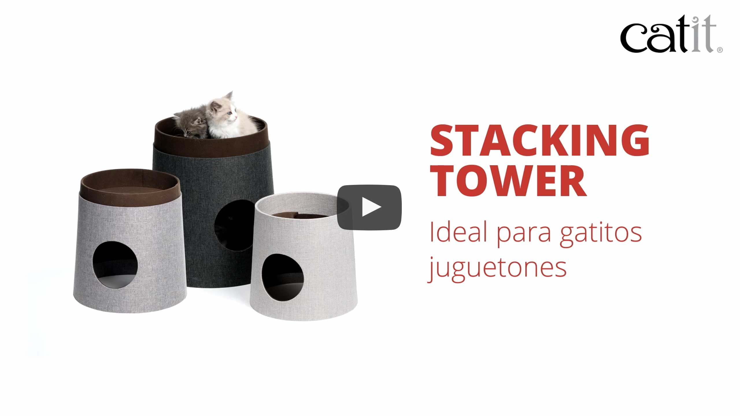 video de las Catit Stacking Towers