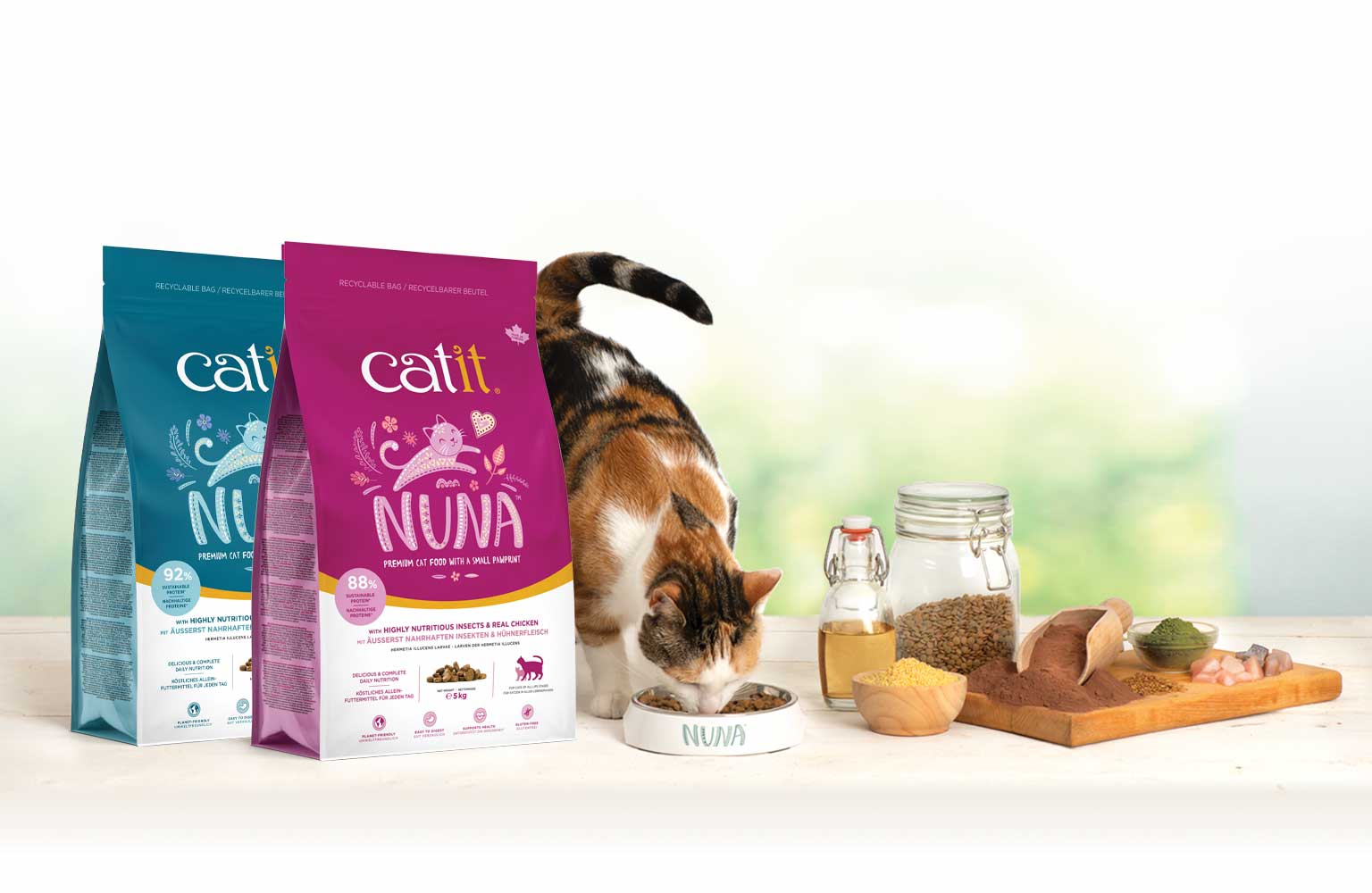 Catit Nuna comida seca para gatos