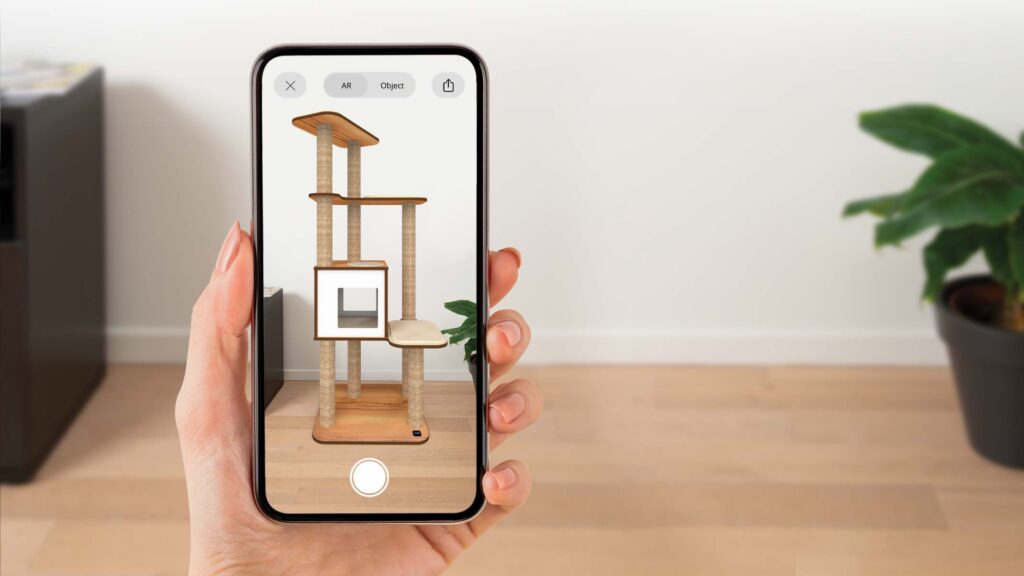 Visualize os produtos Catit na sua casa com realidade aumentada