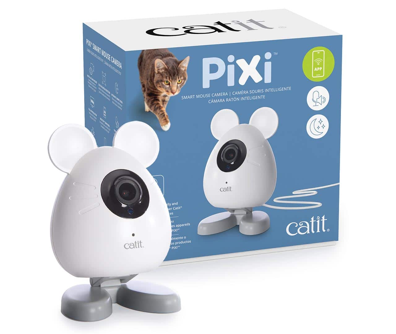 Opakowanie kamery Catit PIXI Smart w kształcie myszki