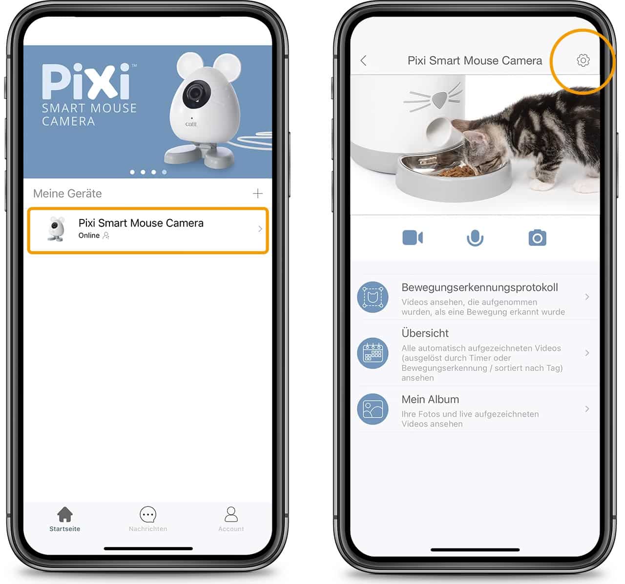 PIXI App Smart-Mauskamera