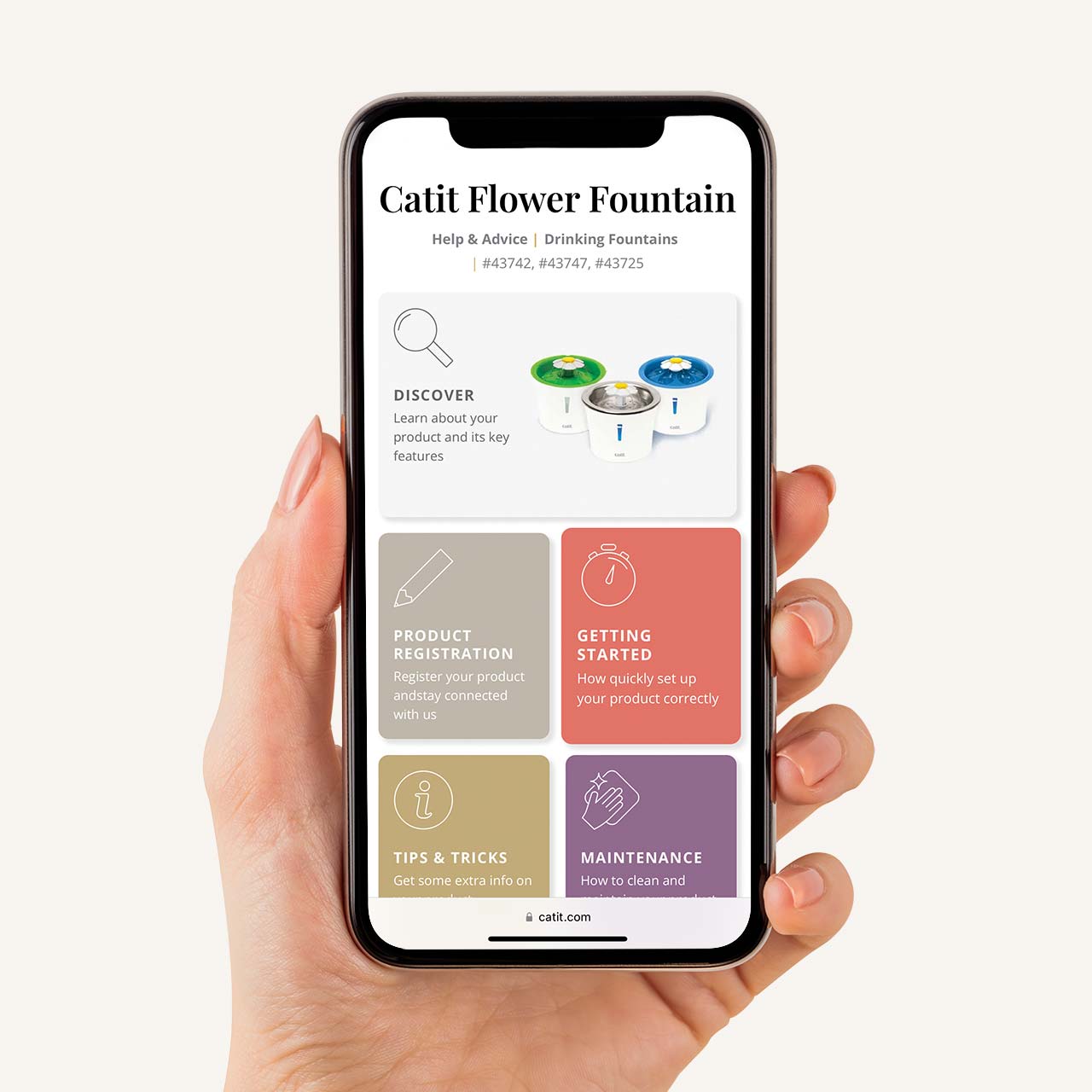 Hulp en advies over de Catit Flower Fountain