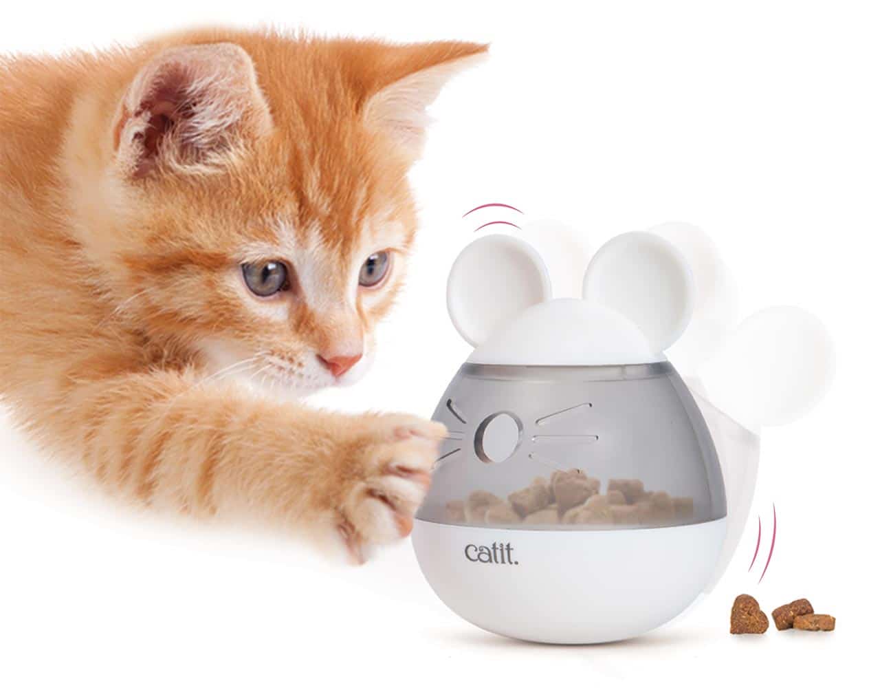 Mouse dispenser-Self-righting treat toy