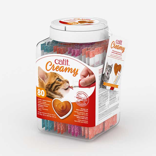 Catit Creamy Geschenkdose – 80 Päckchen