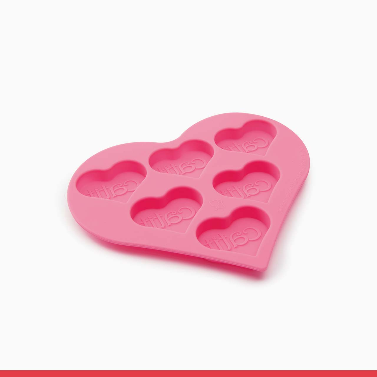 Molde de silicona Creamy para helados para gatos en forma de corazón