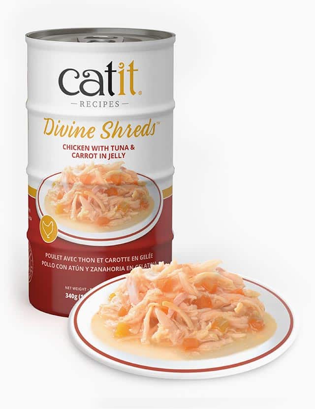 Catit Divine Shreds in jelly – Chicken with Tuna & Carrot