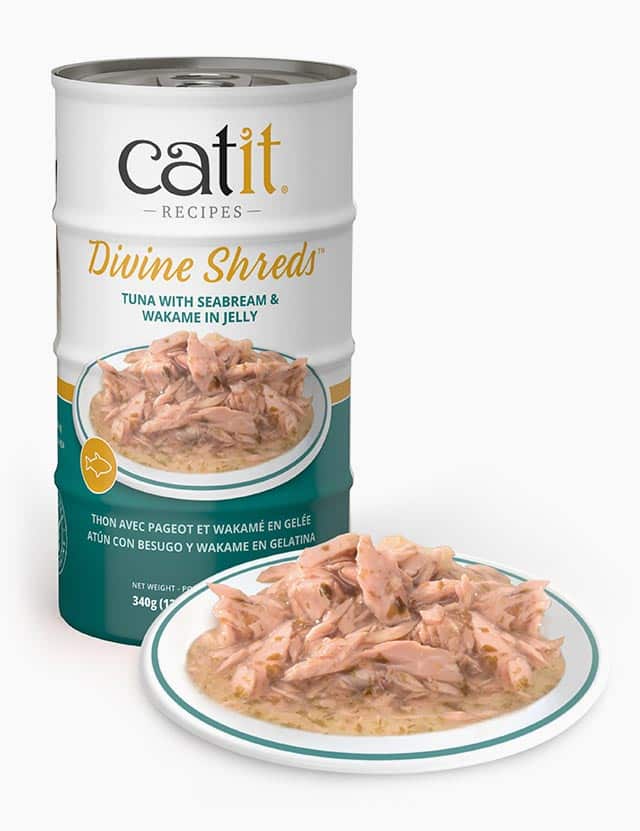 Catit Divine Shreds in jelly – Tuna with Seabream & Wakame