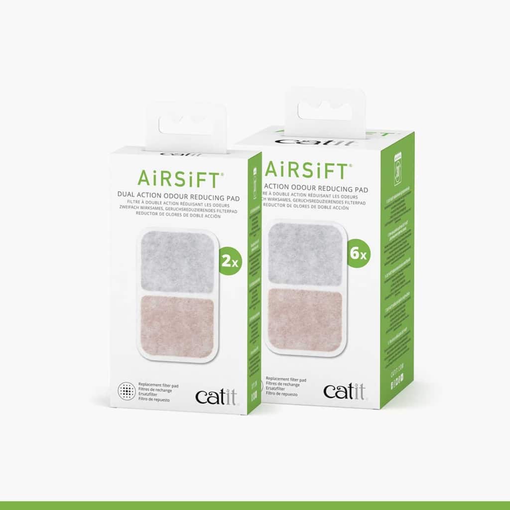 Airsift zweifach wirksames Geruchsreduzierungsfilterpad