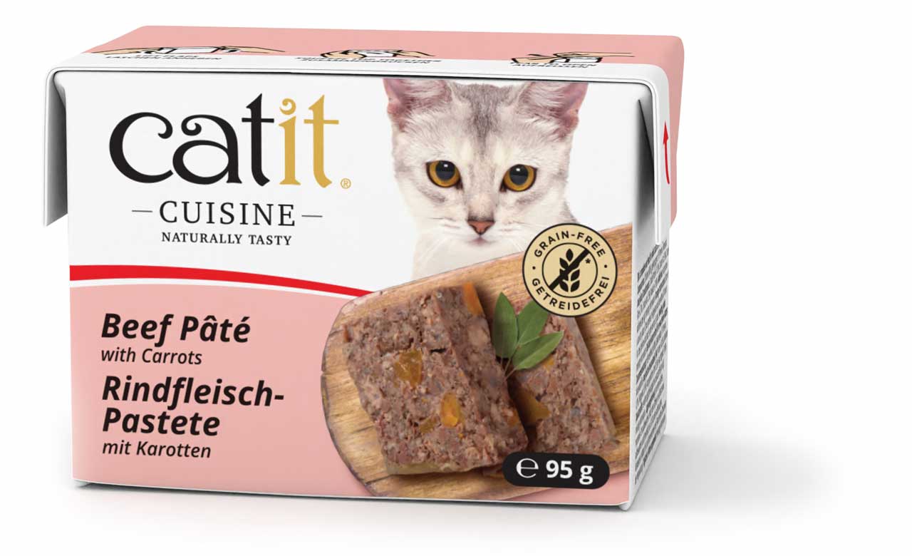 Packaging Beef pâté with carrots
