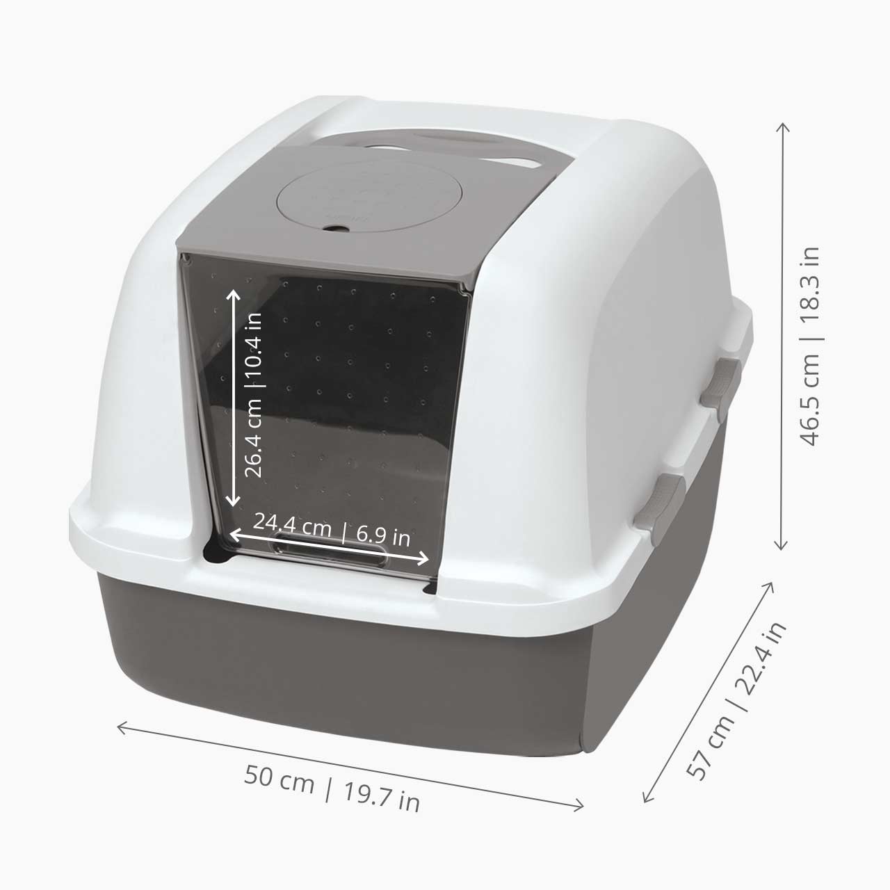 Litter Box with Airsift filter system jumbo size
