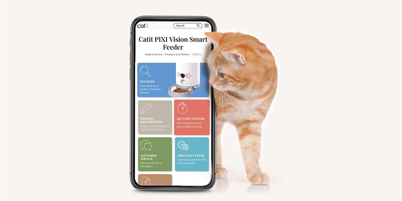 Help & Advice for the Catit PIXI Vision Smart Feeder