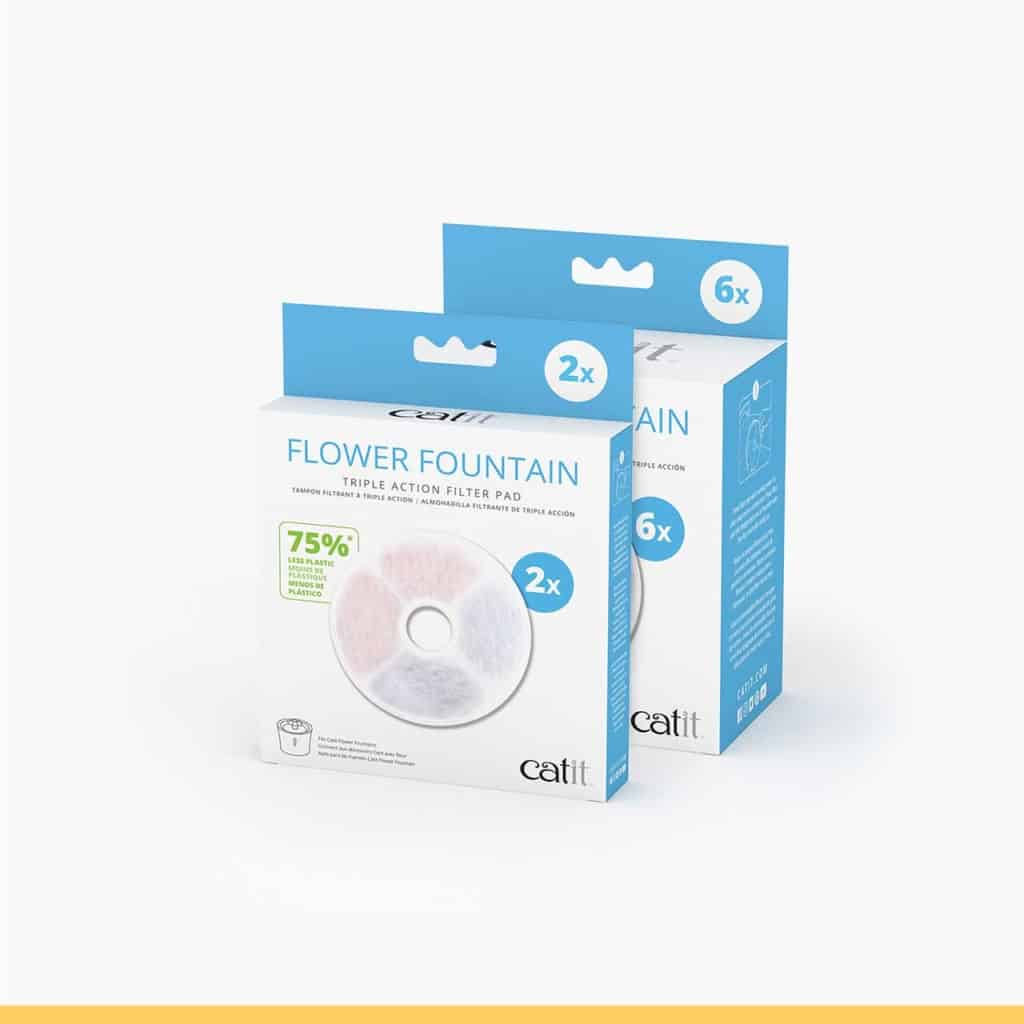 Catit Flower Fountain Triple Action Filter Pad