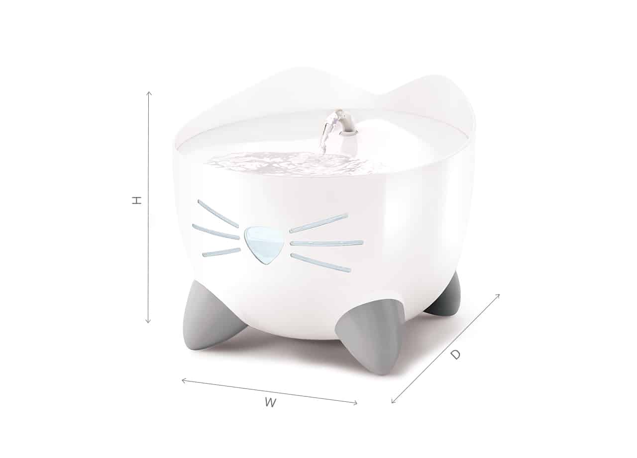 Measurements Catit PIXI Fountain