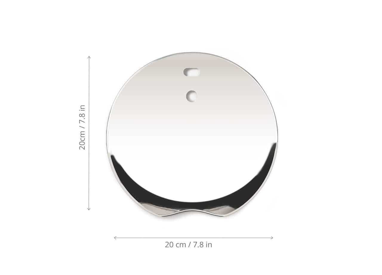 Measurements Stainless Steel Top for  Catit PIXI Smart Fountain