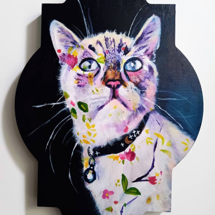 Cat art entry