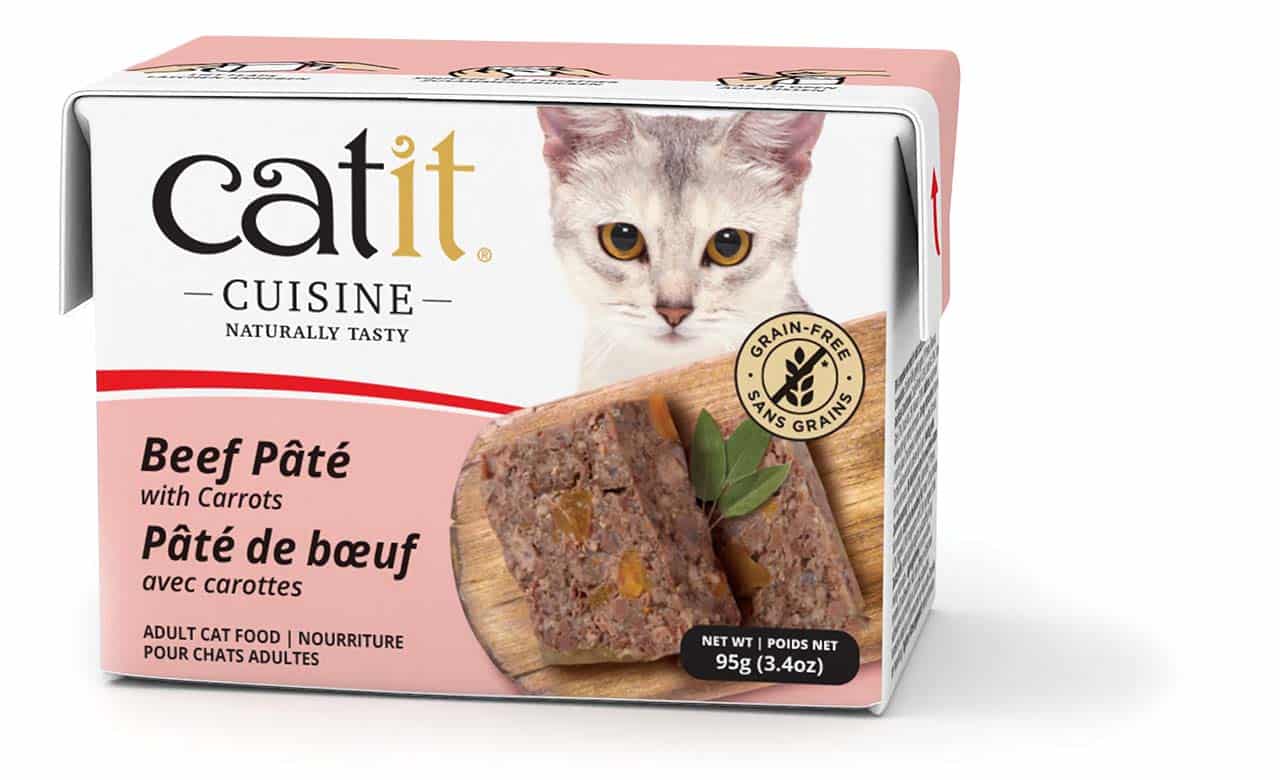 Catit Cuisine Beef Pâté with Carrots Packaging