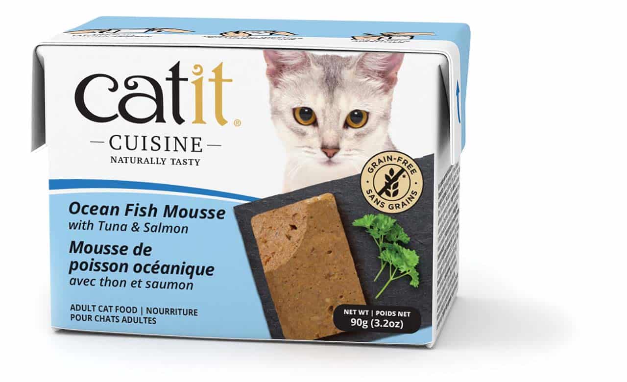 Catit Cuisine Ocean Fish Mousse with Tuna & Salmon Packaging