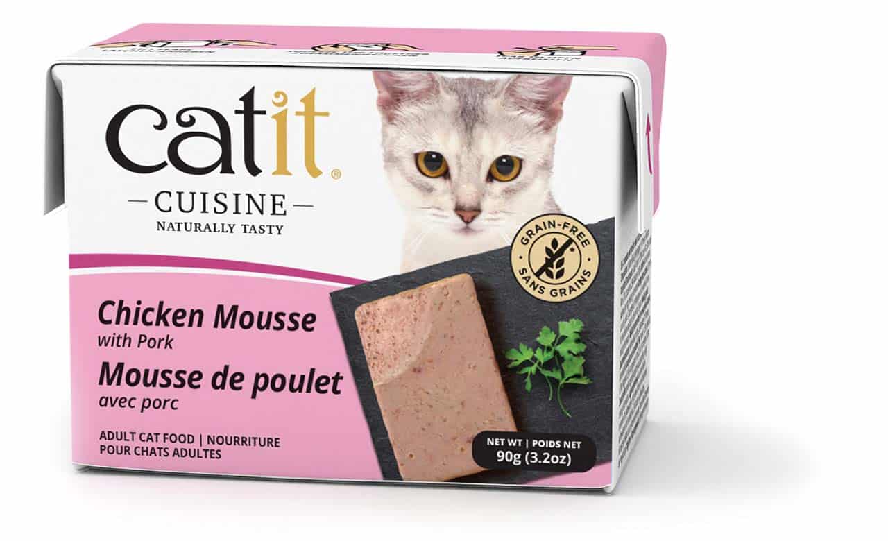 Catit Cuisine Chicken Mousse with Pork Packaging