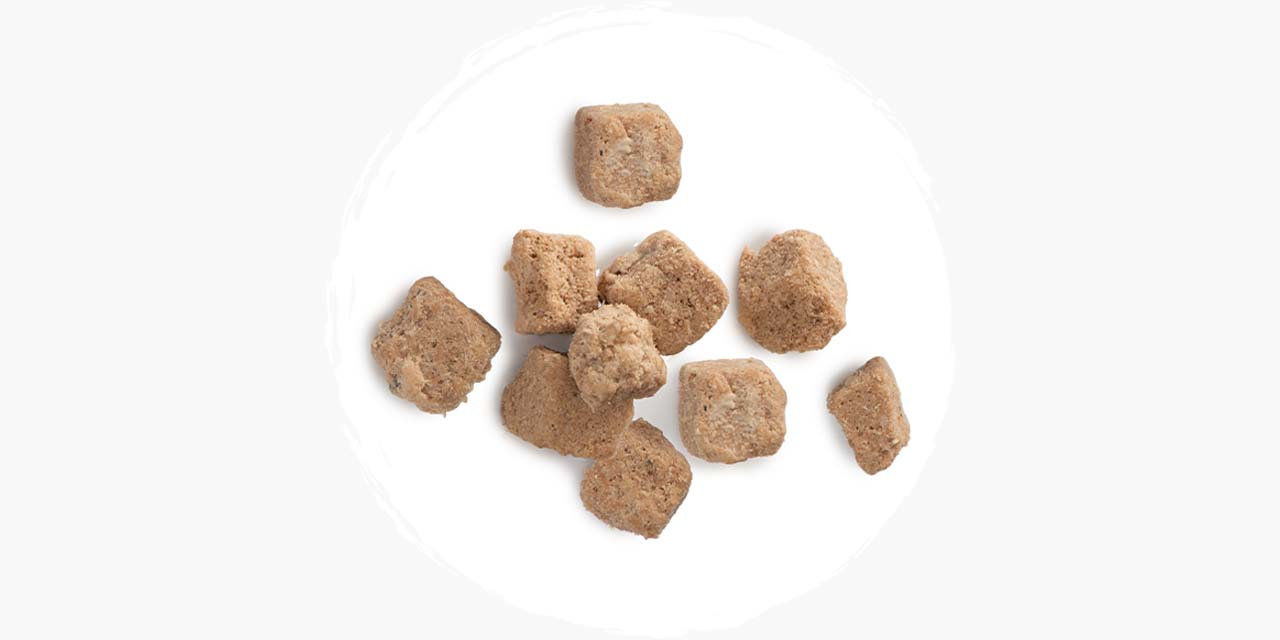 Freeze-dried raw chicken cubes for cats