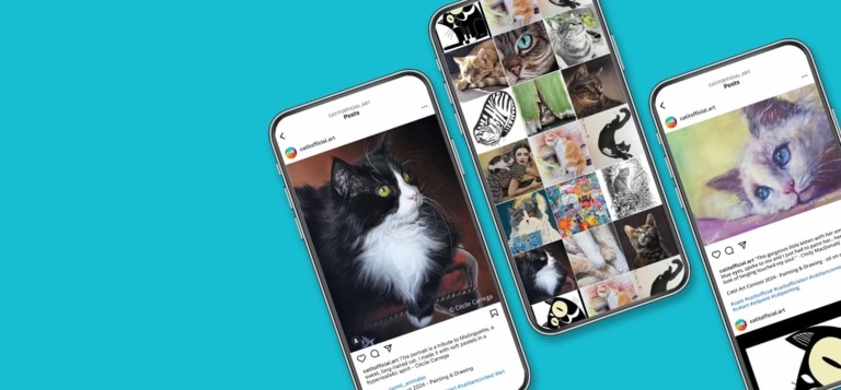 Cat Creative Sample Cat Art - Catit