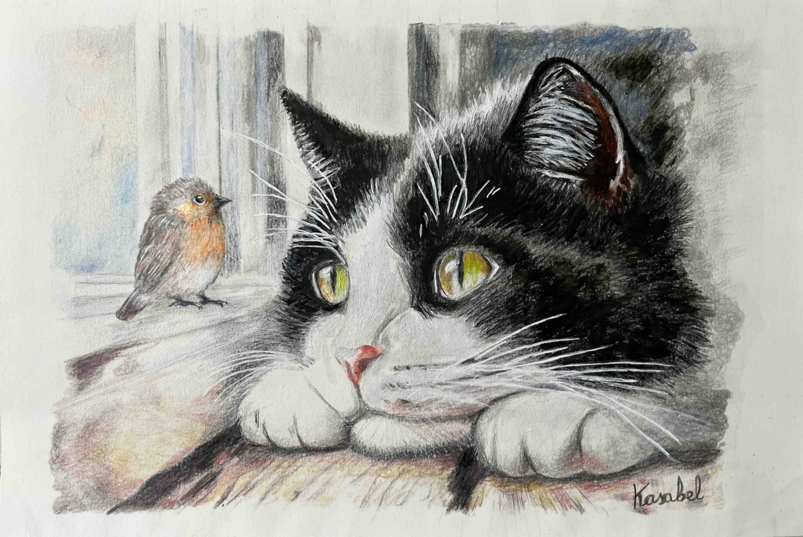 Cat art entry