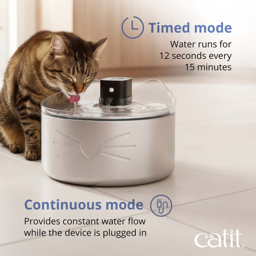 Catit Diffuser Catit PIXI Stainless Steel UV-C Drinking Fountain - Products