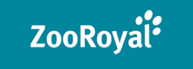 ZooRoyal logo featuring the brand name and a paw print icon