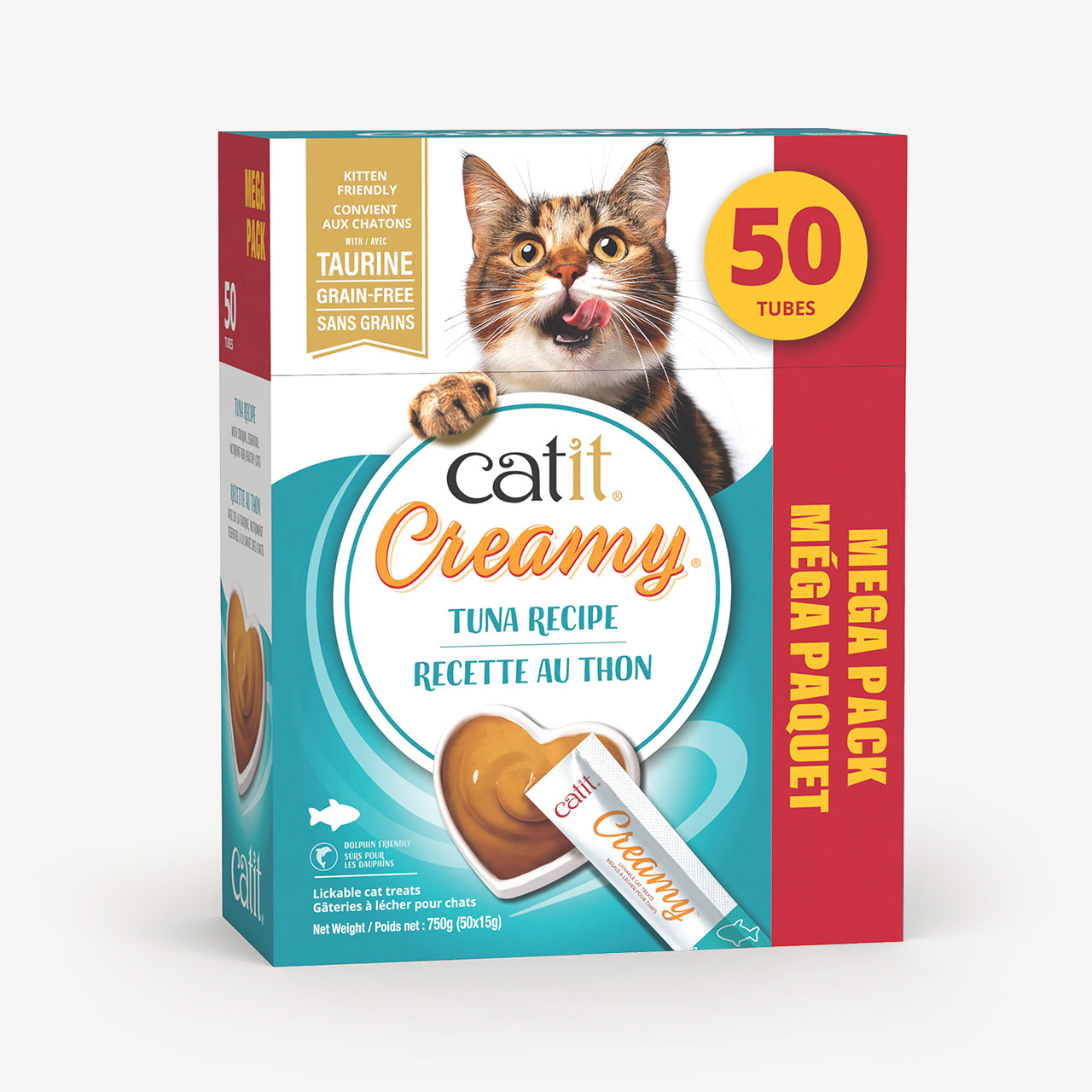 Catit Creamy Tuna 50-Pack - Canada packaging
