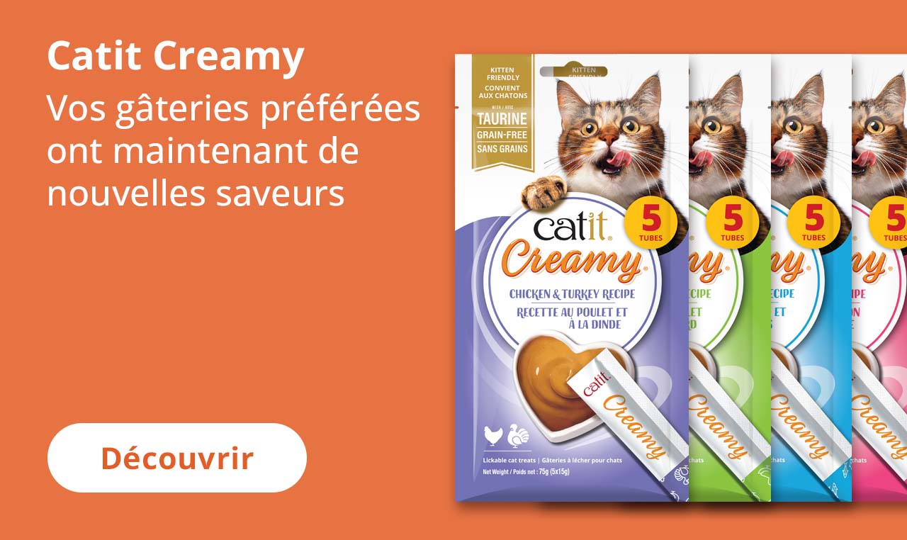 Catit Creamy - Vos gâteries préférées ont maintenant de nouvelles saveurs
