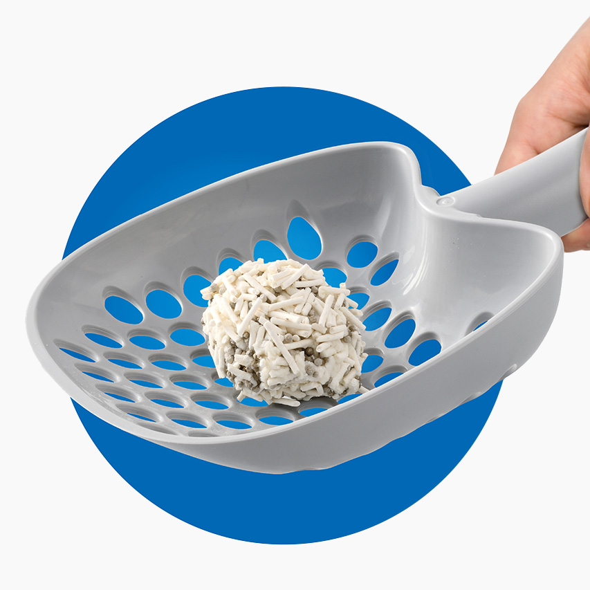 Catit White litter bentonite scoop