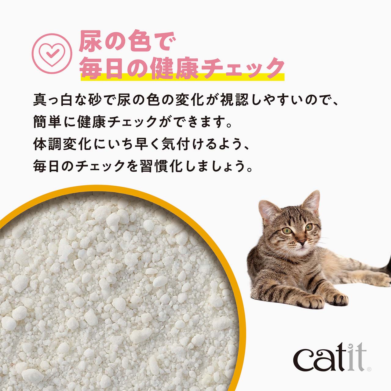 尿の色で
毎日の健康チェック
