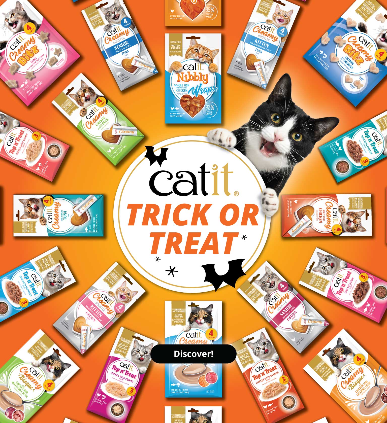 Catit Cat treats - Trick or Treat!