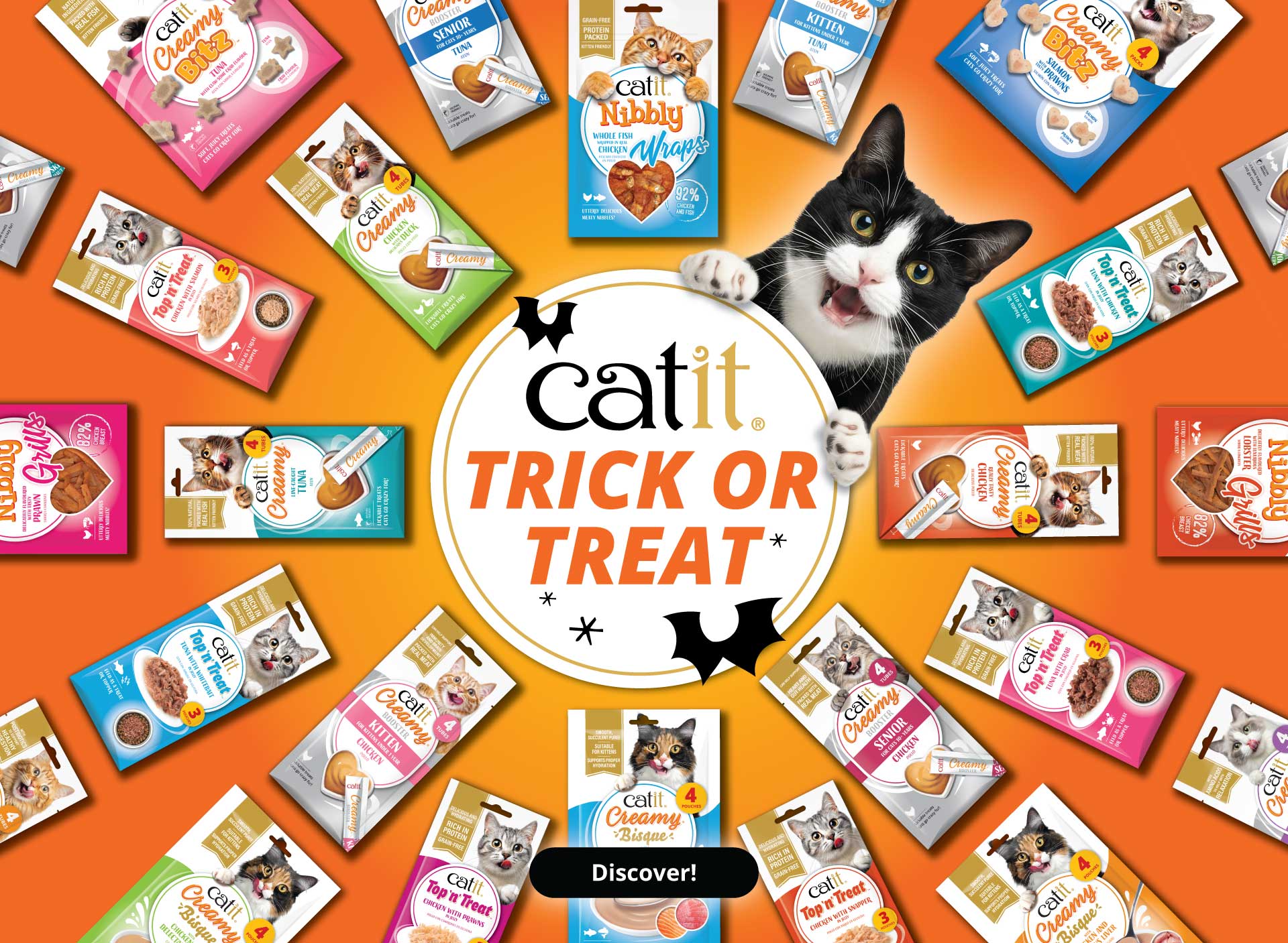 Catit Cat treats - Trick or Treat!