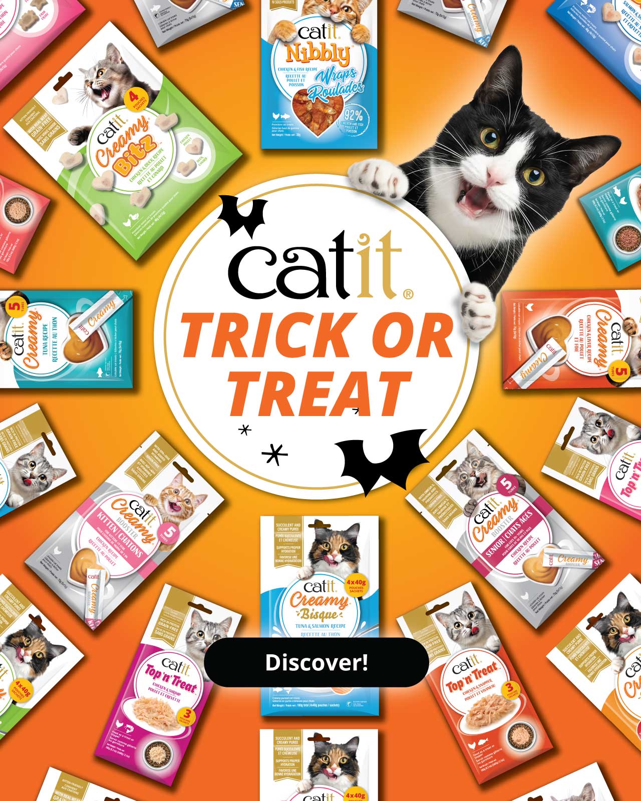 Catit Cat treats - Trick or Treat!