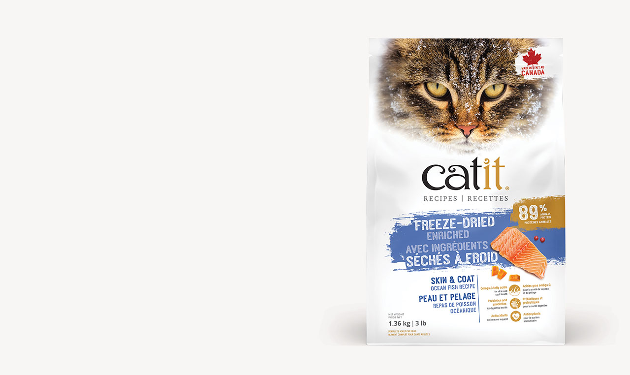 Catit Recipes Skin & Coat 1.36kg bag