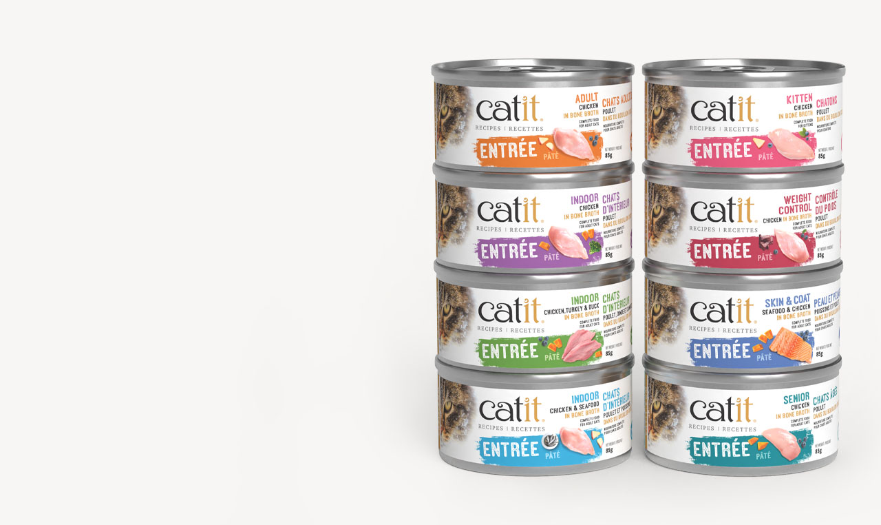 8 cans of Catit Recipes Entrée
