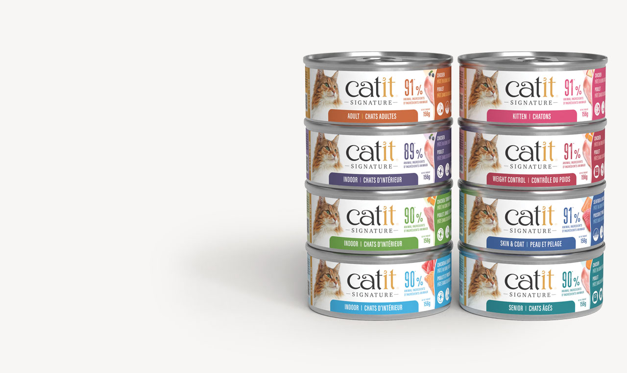 8 cans of Catit Signature pâté